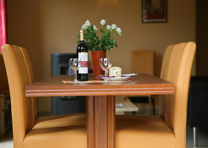 With A Terrace And A View Of The Valley