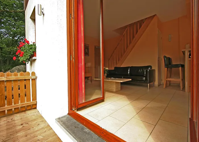 With A Terrace And A View Of The Valley